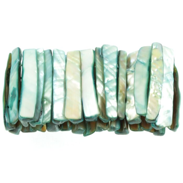 Abalone Shell Bracelet - side view