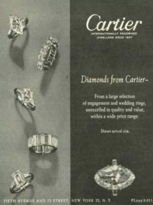 1950s Cartier ad