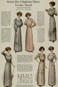 Edwardian Fashion ladies dresses