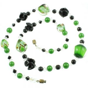 Venetian Art Glass Bead Necklace