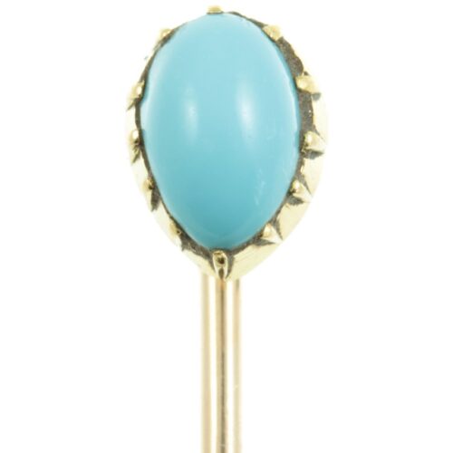 Victorian Turquoise Tie Pin